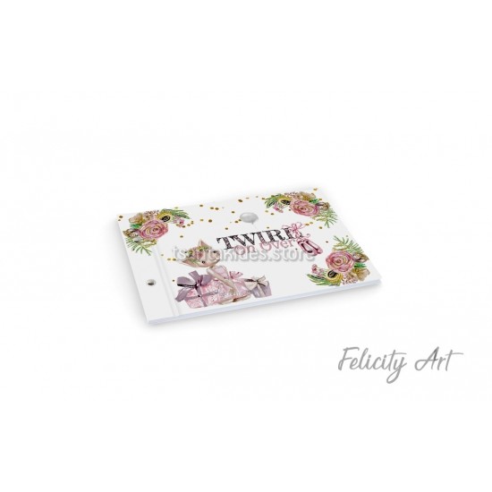 Βιβλίο Ευχών με Θέμα Γατούλα Μπαλαρίνα