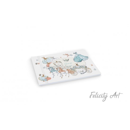 Βιβλίο Ευχών με Θέμα Σταχτοπόυτα