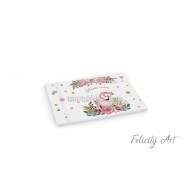 Βιβλίο Ευχών με Θέμα Φλαμίνγκο