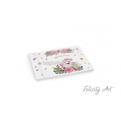 Βιβλίο Ευχών με Θέμα Φλαμίνγκο