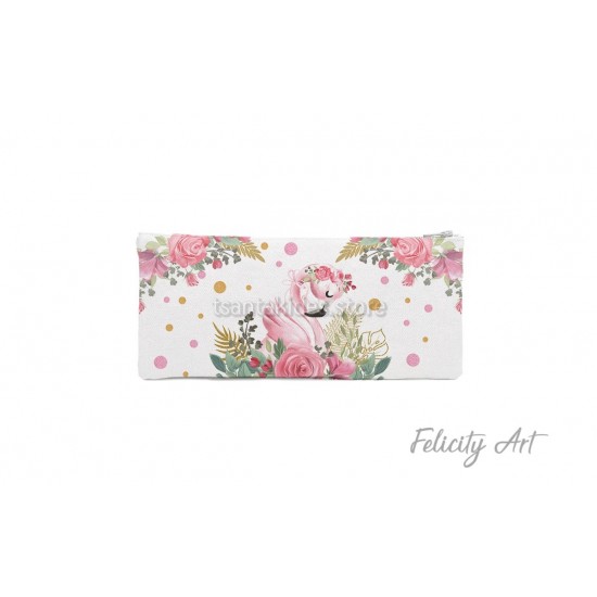 Μπομπονιέρα Βάπτισης Κασετίνα με Θέμα Φλαμίνγκο