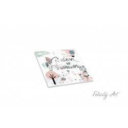 Μπομπονιέρα Βάπτισης Κεραμικό Σουβέρ με Θέμα το Μονόκερο