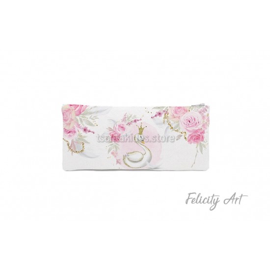 Μπομπονιέρα Βάπτισης Κασετίνα με Θέμα Κύκνος