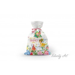 Μπομπονιέρα Βάπτισης Υφασμάτινο Πουγκί με Θέμα "η Νεράιδα στο Μαγεμένο Δάσος"