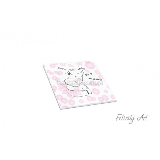 Μπομπονιέρα Βάπτισης Κεραμικό Σουβέρ με Θέμα Ελεφαντάκι