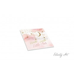 Μπομπονιέρα Βάπτισης Κεραμικό Σουβέρ με Θέμα  Twinkle Little Stars