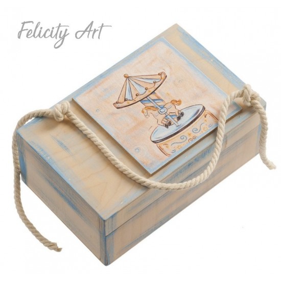 Σετ Βάπτισης με Θέμα "Καρουζέλ"