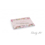 Βιβλίο Ευχών  για δίδυμα με Θέμα Teapot