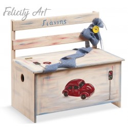 Κουτί Βαπτιστικών Παγκάκι με Θέμα Σκαραβαίος