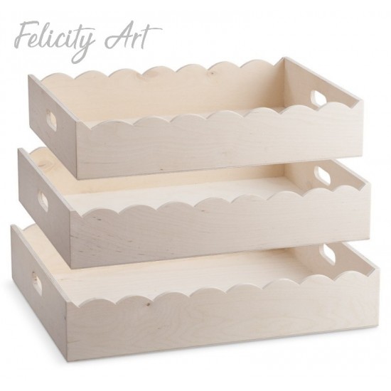 Ξύλινα Καλάθια για Μπομπονιέρες ΚΜ300