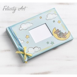 Βιβλίο Ευχών με Θέμα Φεγγαράκι