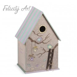 Κουτί Βαπτιστικών με Θέμα τα Πουλάκια