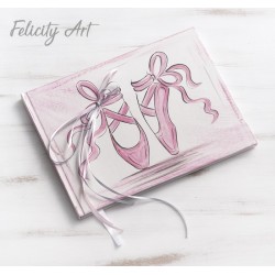 Βιβλίο Ευχών με Θέμα Μπαλαρίνα