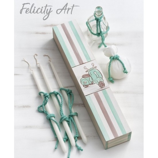 Σετ Βάπτισης με Θέμα "Βέσπα"