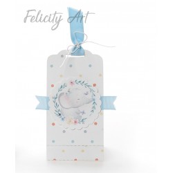 Μπομπονιέρα Βάπτισης  Αρωματικό Κερί σε Χάρτινο Τσαντάκι