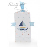 Μπομπονιέρα Βάπτισης  Αρωματικό Κερί σε Χάρτινο Τσαντάκι