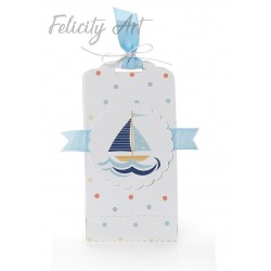 Μπομπονιέρα Βάπτισης  Αρωματικό Κερί σε Χάρτινο Τσαντάκι