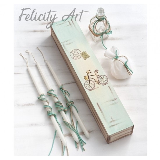 Σετ Βάπτισης με Θέμα  "Ποδήλατο"