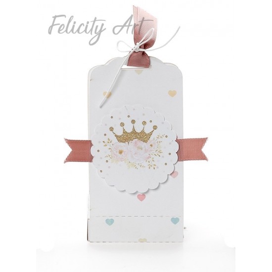  Μπομπονιέρα Βάπτισης Αρωματικό Κερί σε Χάρτινο Τσαντάκι