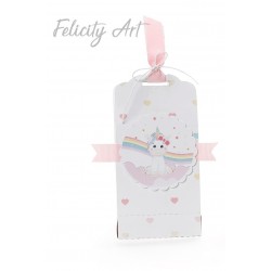  Μπομπονιέρα Βάπτισης Αρωματικό Κερί σε Χάρτινο Τσαντάκι