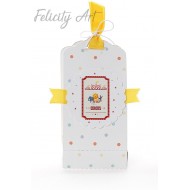 Μπομπονιέρα Βάπτισης  Αρωματικό Κερί σε Χάρτινο Τσαντάκι