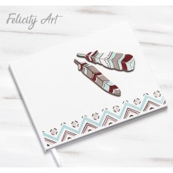 Βιβλίο Ευχών με Θέμα Ινδιάνος