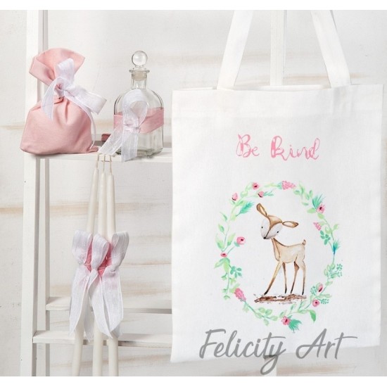 Σετ Βάπτισης με Θέμα "Ελαφάκι"