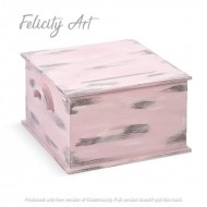 Ξύλινο Κουτί Ευχών για Κορίτσι ΖΚΕ43