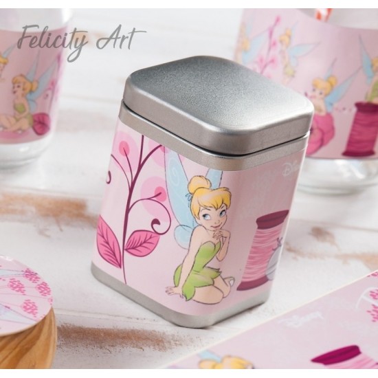Μπομπονιέρα Βάπτισης Μεταλλικό Κουτί Tinkerbell