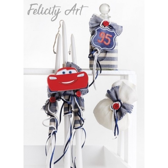 Σετ Βάπτισης με Θέμα McQueen