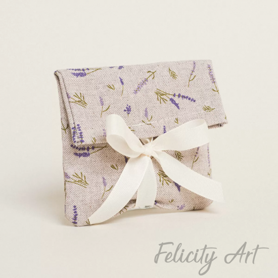  Μπομπονιέρα Βάπτισης Πουγκί με Κορδέλα 