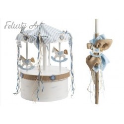 Σετ Βάπτισης με Θέμα "Καρουζέλ"