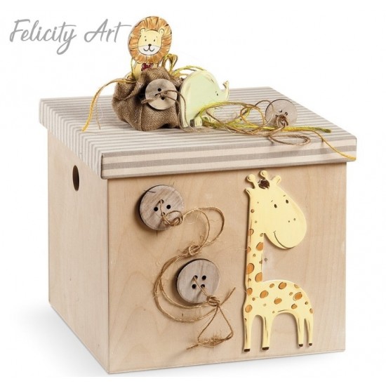 Σετ Βάπτισης για Κορίτσι με Θέμα "Καμηλοπάρδαλη"