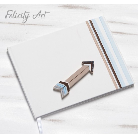 Βιβλίο Ευχών με Θέμα Ινδιάνος