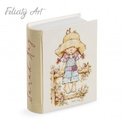 Μπομπονιέρα Βάπτισης  Κουτί Βιβλίο με Θέμα Sarah Kay