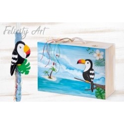 Σετ Βάπτισης με Θέμα "Toucan"