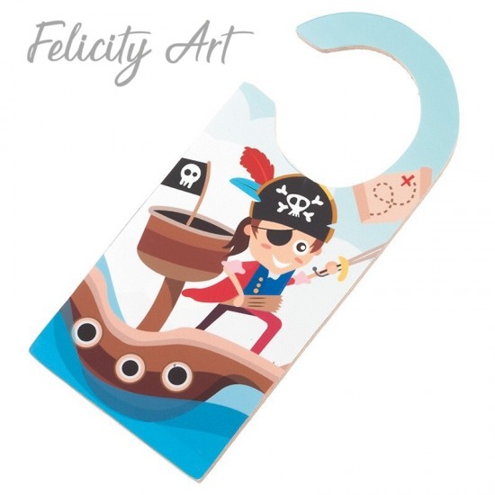 Μπομπονιέρα Βάπτισης Ξύλινο Διακοσμητικό Πόρτας με Θέμα Πειρατής Μπομπονιέρα Βάπτισης Ξύλινο Διακοσμητικό Πόρτας με Θέμα Πειρατής