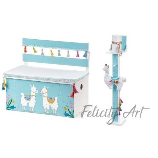 Σετ Βάπτισης με Θέμα  "Λάμα"