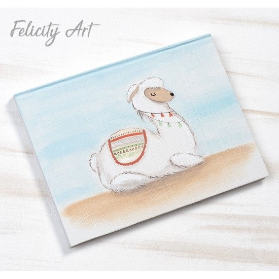 Βιβλίο Ευχών με Θέμα Μικρός Λάμα