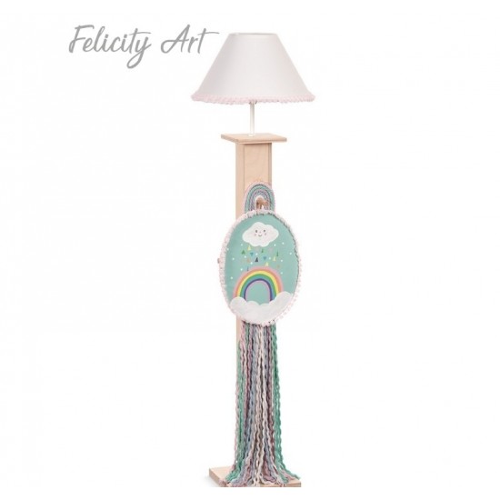 Σετ Βάπτισης για Κορίτσι με Θέμα "Ουράνιο Τόξο"