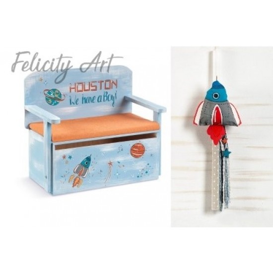 Σετ Βάπτισης με Θέμα "Διάστημα"