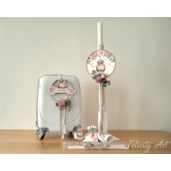 Σετ Βάπτισης με Θέμα "Κουκουβάγια" Σετ Βάπτισης με Θέμα "Κουκουβάγια"