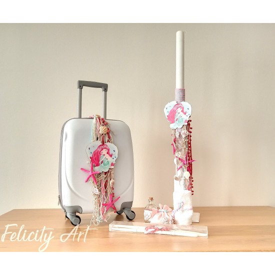 Σετ Βάπτισης με Θέμα "Γοργόνα " 