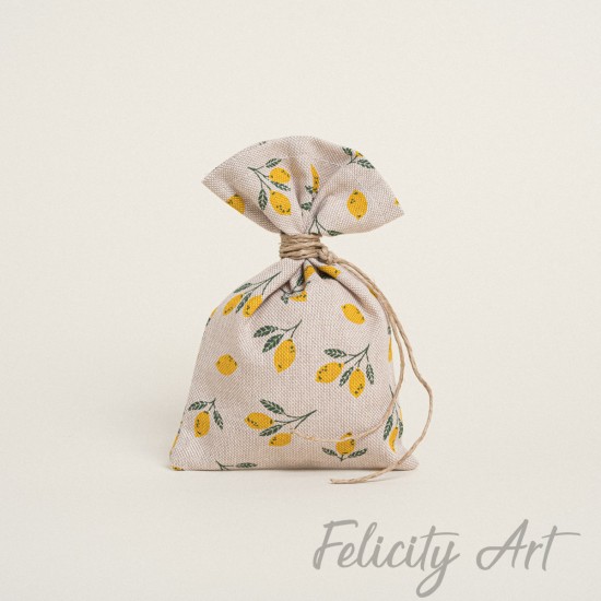  Μπομπονιέρα Βάπτισης Πουγκί 