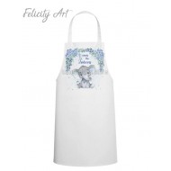 Ποδιά Νονού - Νονάς με Θέμα Ελεφαντάκι 