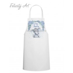 Ποδιά Νονού - Νονάς με Θέμα Ελεφαντάκι 