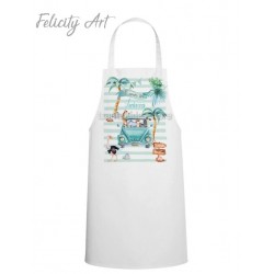 Ποδιά Νονού - Νονάς με Θέμα " Ζωάκια της Ζούγκλας "