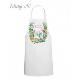 Ποδιά Νονού - Νονάς με Θέμα Tropical PK116