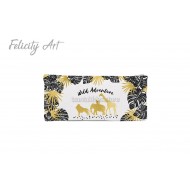 Μπομπονιέρα Βάπτισης Κασετίνα με Θέμα Ζωάκια της Ζούγκλας