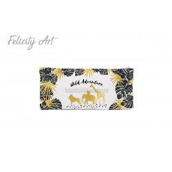 Μπομπονιέρα Βάπτισης Κασετίνα με Θέμα Ζωάκια της Ζούγκλας